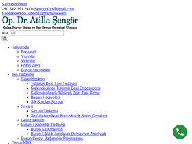 'atillasengor.net' screenshot