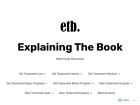 'explainingthebook.com' screenshot