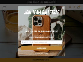 bullstrap.co website screenshot