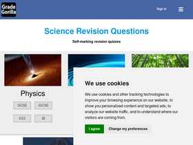 'gradegorilla.com' screenshot