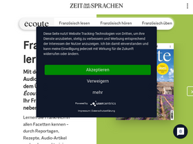 'ecoute.de' screenshot