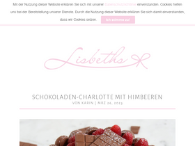 'lisbeths.de' screenshot