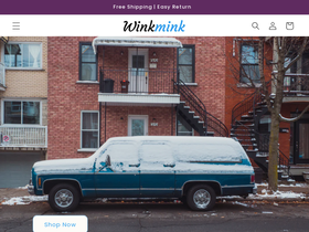 Winkmink homepage screenshot