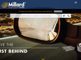 'millardcatalog.com' screenshot