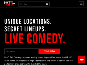 'donttellcomedy.com' screenshot