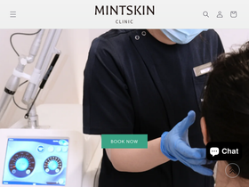 mintskinclinic.com.au homepage screenshot