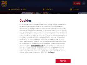 'fcbarcelona.es' screenshot