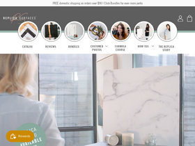 replicasurfaces.com website screenshot