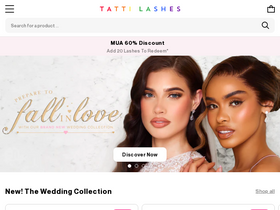 'tattilashes.com' screenshot