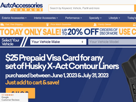'autoaccessoriesgarage.com' screenshot