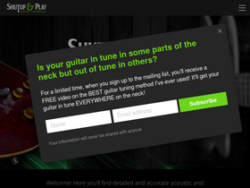 'shutupandplay.ca' screenshot