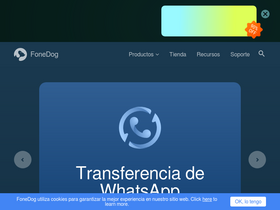 'fonedog.es' screenshot
