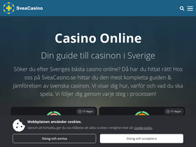 'sveacasino.se' screenshot