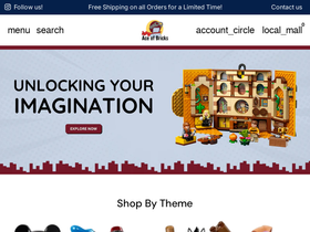 aceofbricks.com homepage screenshot