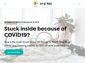 'k9ofmine.com' screenshot