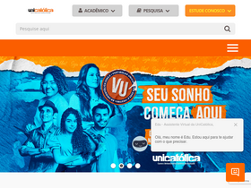 'unicatolicaquixada.edu.br' screenshot