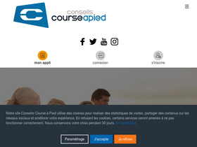 'conseils-courseapied.com' screenshot