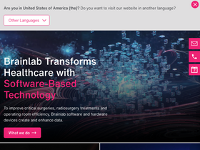 'brainlab.com' screenshot