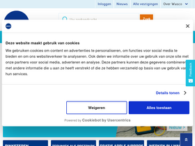 'wasco.nl' screenshot
