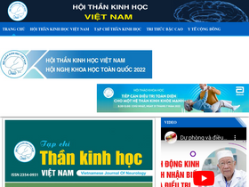 'hoithankinhhocvietnam.com.vn' screenshot