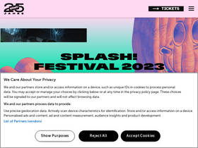 'splash-festival.de' screenshot