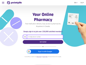 'pocketpills.com' screenshot