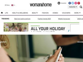 'womanandhome.com' screenshot