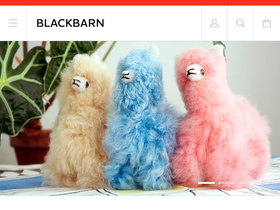BLACKBARN Shop website screenshot