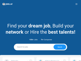 'jobs.af' screenshot