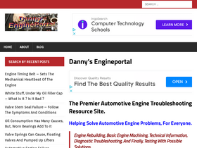 'dannysengineportal.com' screenshot