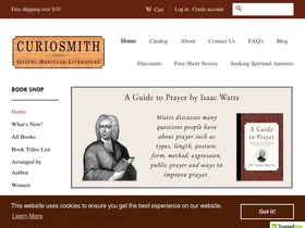 curiosmith.com homepage screenshot