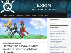 'exion-vault.com' screenshot