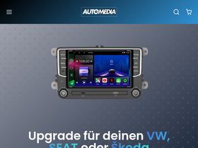 Automedia homepage screenshot