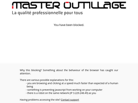'master-outillage.com' screenshot
