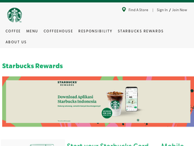 'sbuxcard.com' screenshot