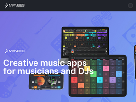 'mixvibes.com' screenshot