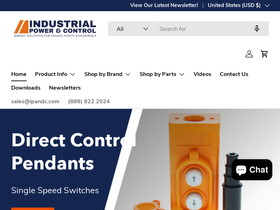Industrial Power & Control Inc. website screenshot