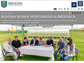 'wieliczka.eu' screenshot
