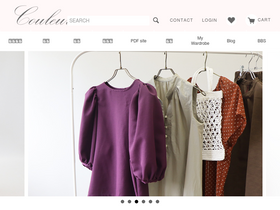 'couleure.jp' screenshot