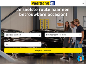 'vaartland.nl' screenshot