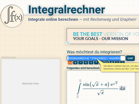 'integralrechner.de' screenshot