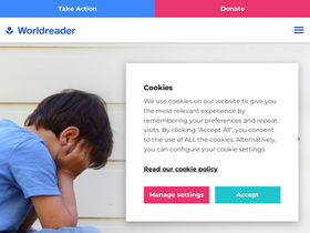 'worldreader.org' screenshot