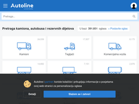 'autoline.hr' screenshot