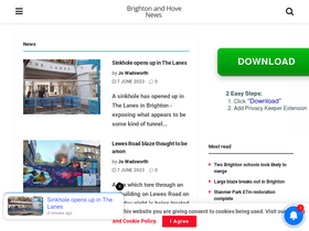 'brightonandhovenews.org' screenshot