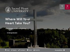 'ams.sacredheart.edu' screenshot