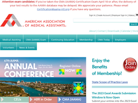 'aama-ntl.org' screenshot