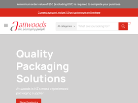 attwoods.co.nz homepage screenshot