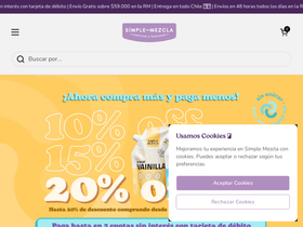 Simple Mezcla website screenshot