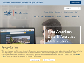 'firstam.com' screenshot
