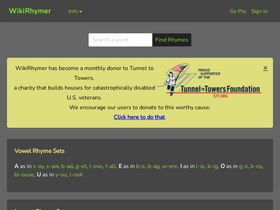 'wikirhymer.com' screenshot
